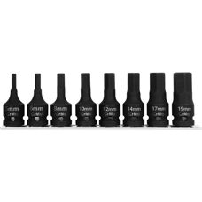 Proline Impact Socket - Jeu de 8, 5-19mm, Acier Cr-Mo - Publicité