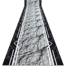 RugsX Tappeto Marmo Grigio Pietra - Antiscivolo 90x190cm