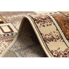 RugsX Tappeto da corridoio BCF SZLACZEK beige 80x590 cm