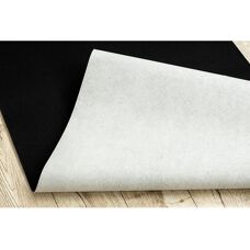 RUGBSX Rumba Pasillo Antideslizante Gris Negro 120x940cm