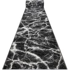 Dywany MORAD Marmo Runner - Antracite / Nero - 70x310 cm