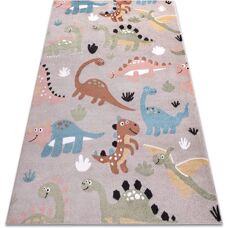 Dywany Łuszczów FUN Dino Teppich Beigetönen 140x190cm - Teppich