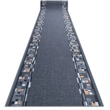 Dywany Łuszczów BOMBAY Grey Runner - Anti-slip, 67x440cm