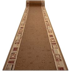 RugsX JENA Alfombra pasillo antideslizante beige 67x260cm