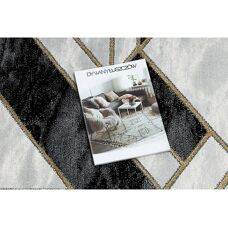 RugsX Pasillo Emerald - Negro / Oro - 100x770 cm Pasillo