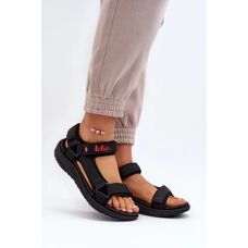 Lee Cooper S12186 Schwarze Damensommersandalen - Sandalen
