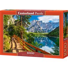 Castorland Braies Lake - 1000-delige Landschap Puzzel