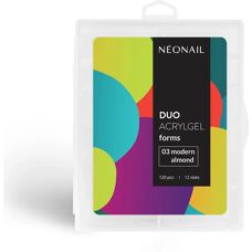 NEONAIL Modern Almond Duo Acrylgel Nail Forms - 120 pcs