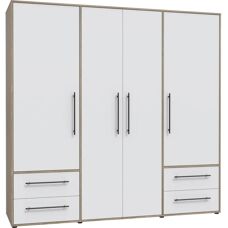 Forte Mokkaris Armoire Blanche 4 Portes - Armoire - Publicité