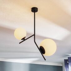 Plafonnier Aldex Gallia Noir - Luminaire de plafond - Publicité