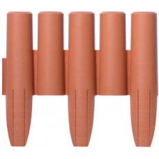 Prosperplast IPAL5 Bordura da Giardino - Plastica Marrone