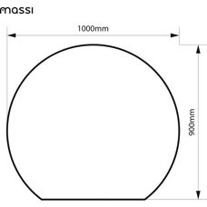 Massi Srebrne Chmurka na Ścianę - Dekoracja Organiczna