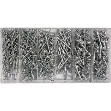 YATO YT-36420 Blindnieten Sortiment 400-tlg. Aluminium/Stahl