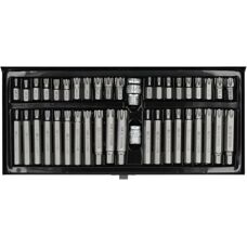 Yato YT-0420 Screwdriver Bits - 42 pcs set for Torx & RIBE