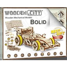 Wooden City WR326 Samochód wyścigowy 3D puzzle - 108 sztuk
