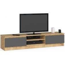 Meuble TV Multicolore AKORD - 2 Étagères - 160cm - Publicité