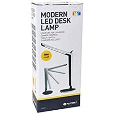 Platinet PDL9 LED Tischlampe - Weiß, 8W, 300 lm, USB