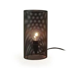 Lampe de table PLATINET - Métal, 25W, E14, Noire - Publicité