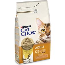 Hrana completă pentru pisici adulte cu pui și curcan