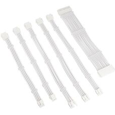 Kolink Core Adept White Braided Power Cable Extension Kit - Power Extension