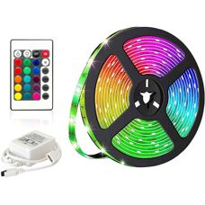 Avide RGB LED szalag - 5m IP65 - SMD5050 - Állítható