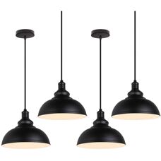 AXHUP Vintage Industrial Pendant Lamp - Ø29cm Metal Shade