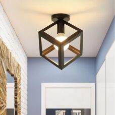 AXHUP - Plafoniere Soffitto - Black - E27 - Ceiling Light