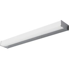 Lindby Philippa Wandleuchte - Modernes Silber LED Badezimmerlampe