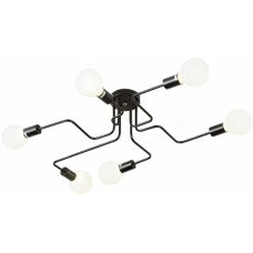 Holland Vintage Industrial Ceiling Light - 6 E27 Sockets