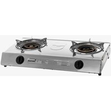 Mustang Gaskomfur - 2 Brennere Kompakt Rustfrit Stål Køkkenapparat