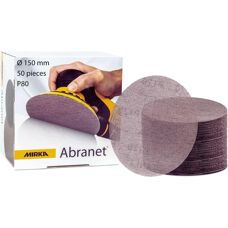 Mirka GmbH Abranet Grip 150mm - Disque abrasif P80 - Publicité