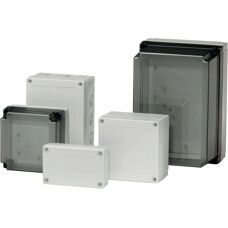 Fibox PCM 125/75 T Universalkabinet - IP66 - Polykarbonat - Gråhvid