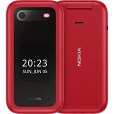 Nokia 2660 - Téléphone à Caractéristiques Rouge 2,8"