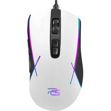Λευκό Ποντίκι Gaming Proove - RGB, 7 κουμπιά, ενσύρματο