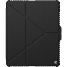 Nillkin Black Leather iPad Air 13 (2024) Case - Luxury & Protection