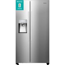 Hisense RS694N4ICE - Stainless Steel - Refrigerator Freezer