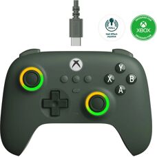 Microsoft Xbox Ciemnozielony przewodowy kontroler