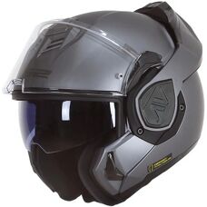LS2 FF906 Advant Solid Hjälm - UV-visir, Modulär, XL