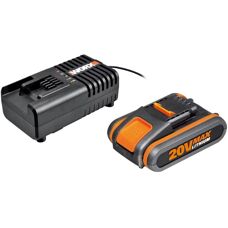 Kit Batteria e Caricatore WORX WA3601 - 20V/2Ah
