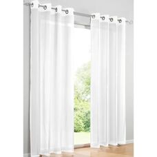HEINE HOME Weiße halbtransparente Gardine - Gardinen