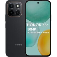 Honor X6c - 6.61" Black Smartphone