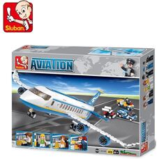 Sluban Skybus Plane Brick Set - Aviation Passenger Building