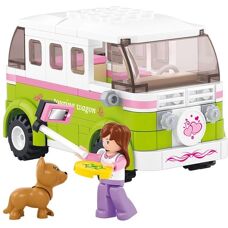 Sluban Marke Camper Modell - 158 Teile - Konstruktionsset