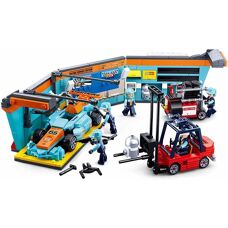 Sluban M38-B0765 - Race Team Pitstraat Bouwset