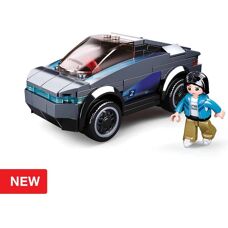Sluban Town Electric Car 136 Stk - Konstruktionsspielzeug
