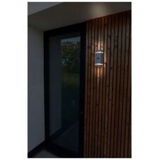 Lutec Focus Wandlampe - Bewegungsmelder - IP44 - Grau