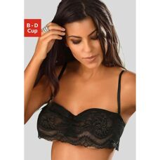 PETITE FLEUR GOLD Schwarze Spitze Sexy Bügel-BH - Dessous