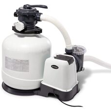 Filtre à sable Intex 10 m³/h - Blanc - Filtre piscine - Publicité