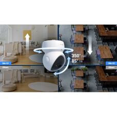 EZVIZ H6c G1 4K Sferische Binnenbeveiligingscamera - Nachtzicht, Tweerichtingsaudio