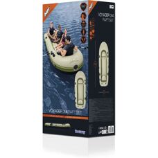 Vas de pescuit gonflabil Bestway ROUNA - Capacitate 4 adulți - Verde